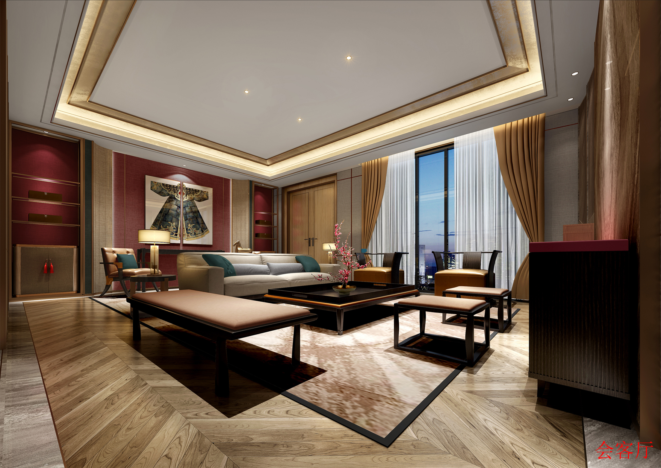 室内设计案例100套,别墅200平私家庭院施工图