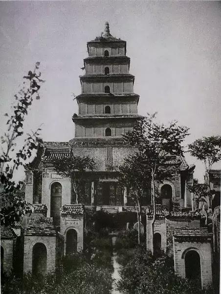 100年前中国风景建筑老照片,两亿多年前的景观