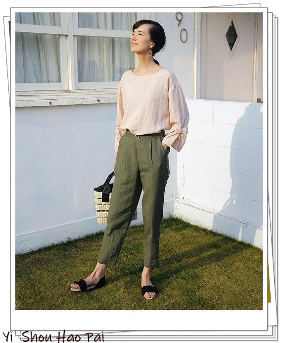 高端麻料抗起皱亚麻裤女,不起皱的亚麻裤阔腿裤