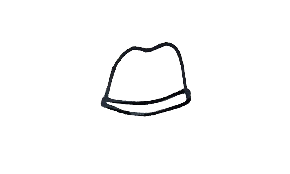 简笔画帽子怎么画最好看,冬季帽子简笔画简单又好看卡通