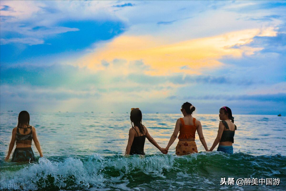 惠州双月湾原来海边真的很美,惠州双月湾旅游期近期真实视频