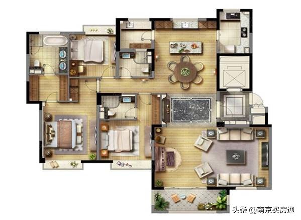 河西中新豪宅全景图,河西中心豪宅内部图片