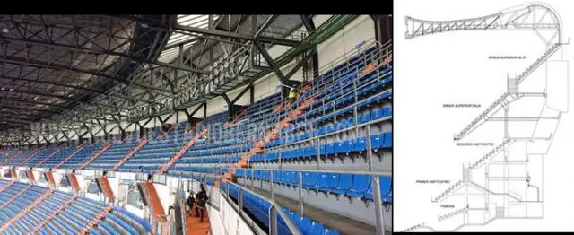 世界足球场的建造全过程,足球场穹顶结构