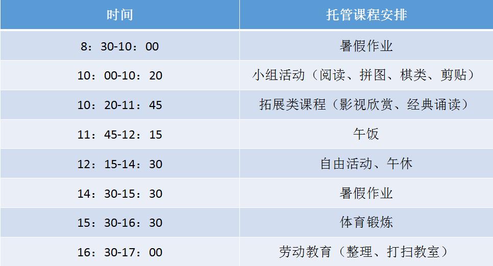 深圳暑假学生托管,深圳小学生暑假期托管