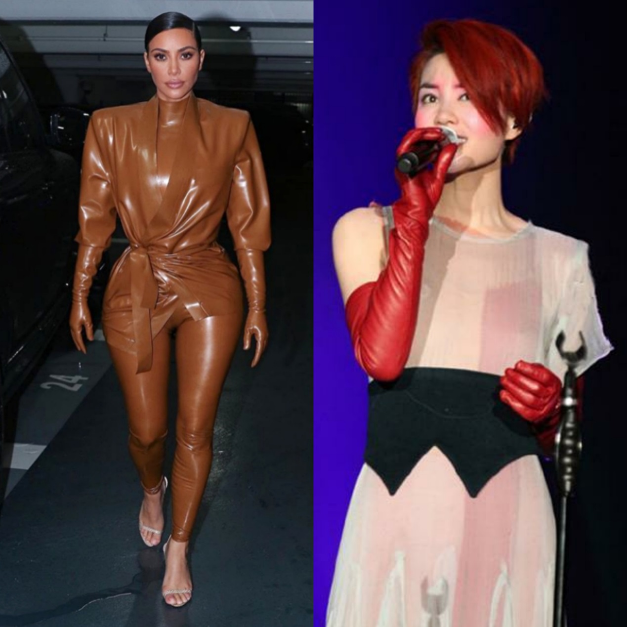 卡戴珊为好看不上厕所，穿“乳胶衣”生拉硬拽，臀大胯宽总是卡住