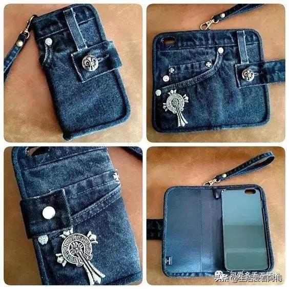 牛仔裤旧物改造手工制作小学生,废旧牛仔裤各种改造图解