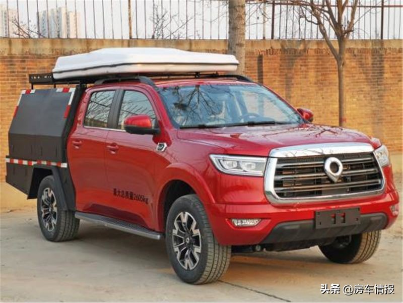 长城炮露营车曝光,2.0T+8AT越野出众,尾厢功能强大2楼还能睡人