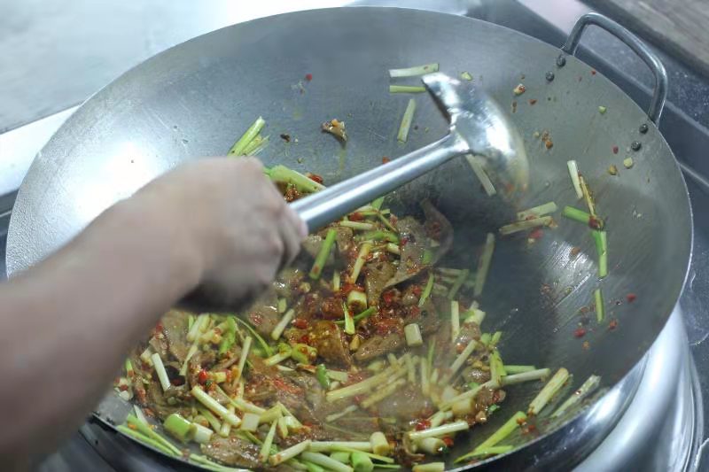 四川火爆腰花15秒,自贡火爆泡椒猪肝