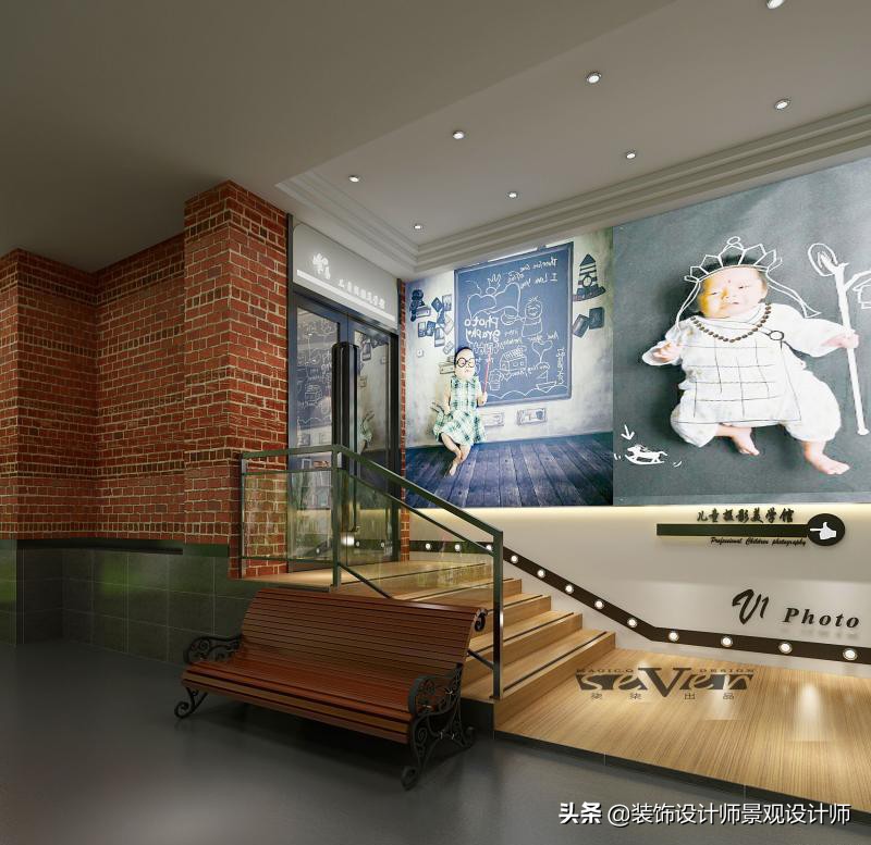 儿童影楼摄影实景布置,婚纱影楼设计功能分区