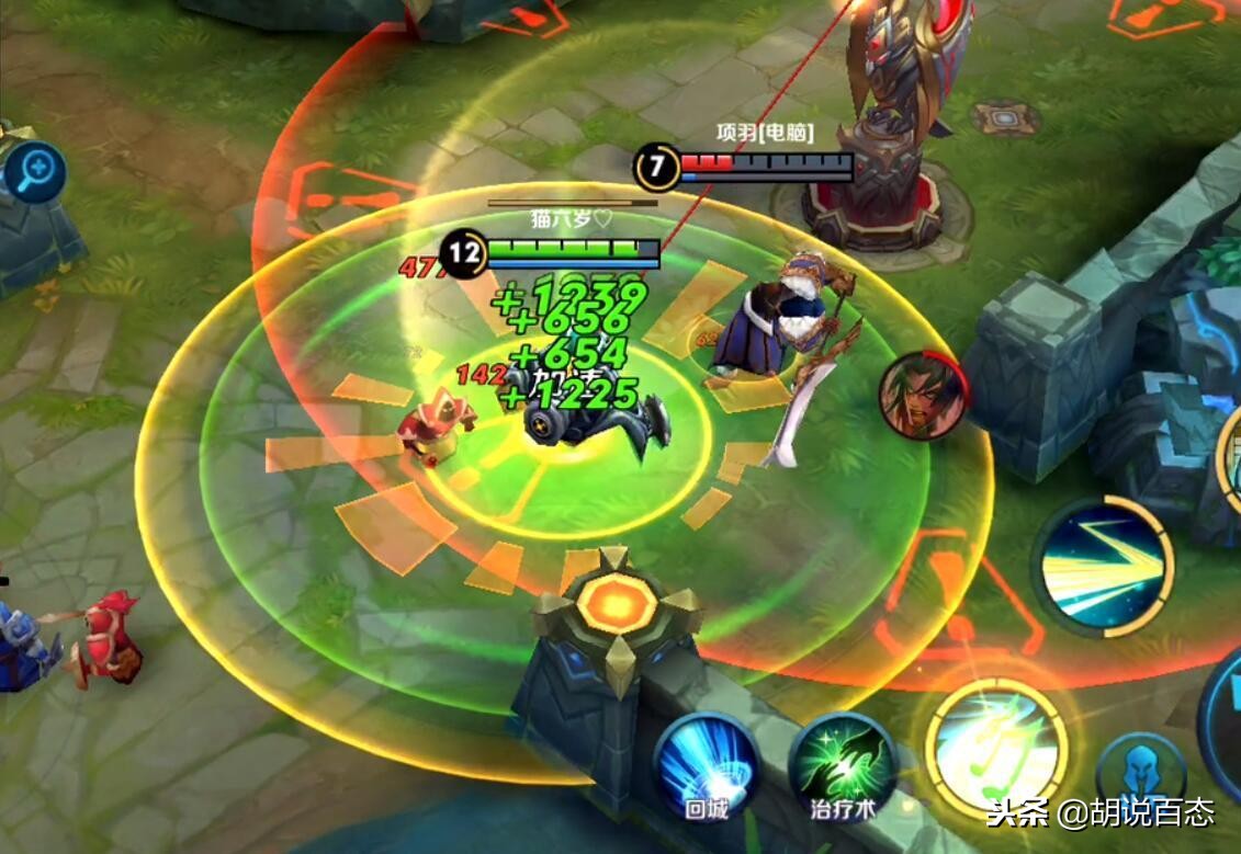 王者英雄榜：辅助一姐的蔡萝莉蔡文姬是如何把你奶的绿油油的