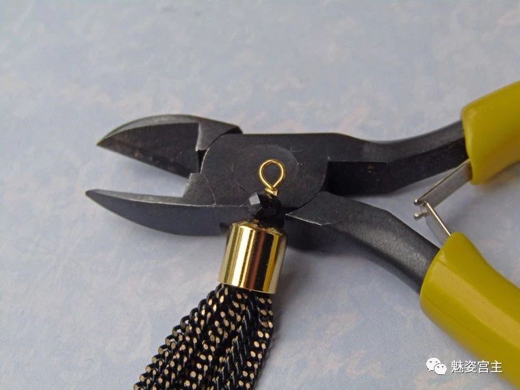 珍珠流苏耳环制作教程,流苏耳环做法教学视频