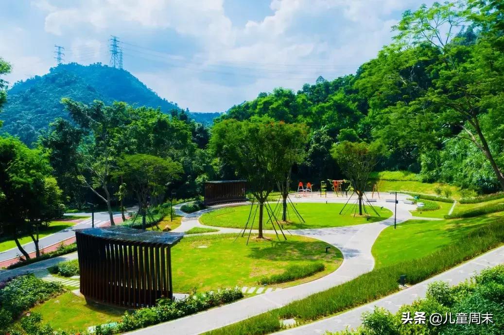 淘金山绿道晚上图片,淘金山绿道深圳罗湖网红