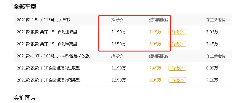 动力不错性价比高的车,动力上表现不俗车辆配置