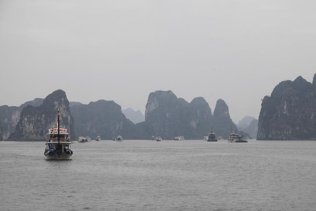 这里虽然风景如画人们生活的却很凄惨没日没夜的追着大船讨生活