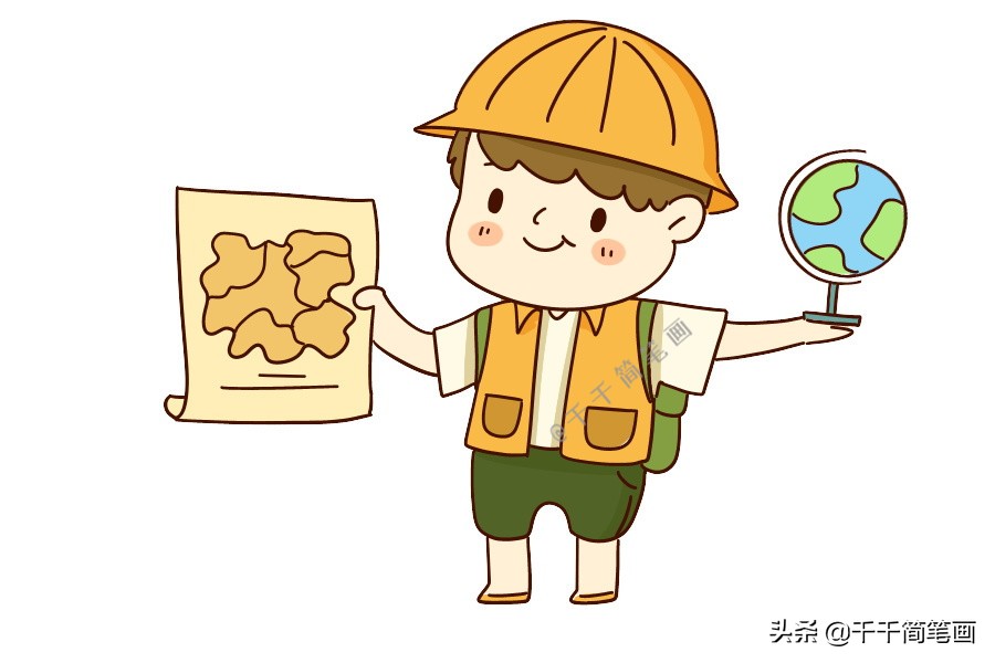 教你画Q版人物,画画手抄报中的q版人物简单教程