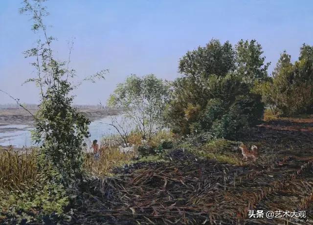 张冬峰油画风景作品欣赏,油画大师张晓刚