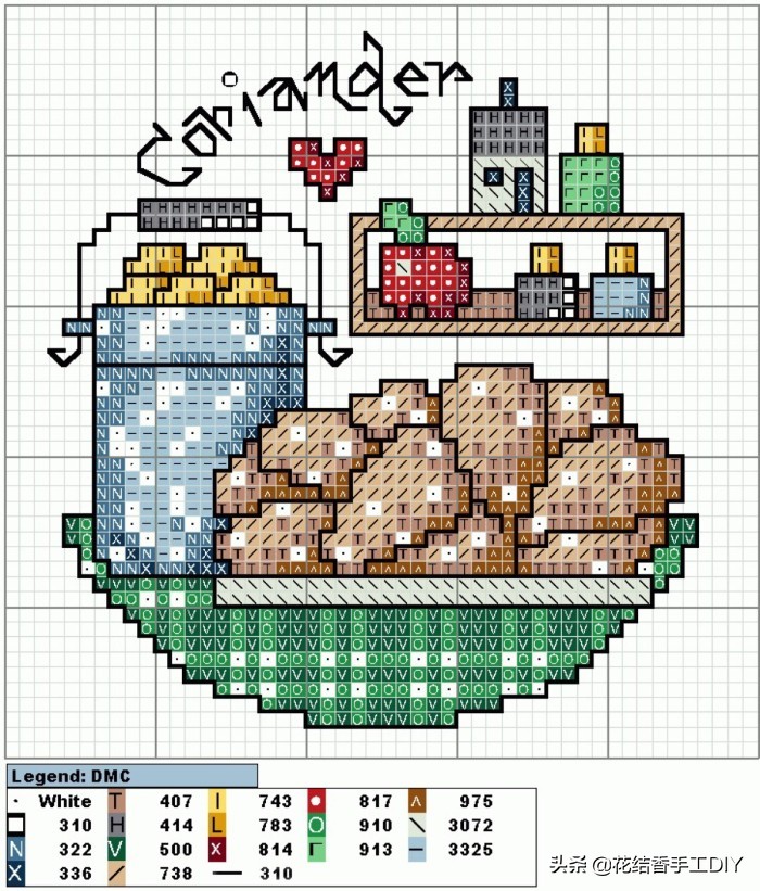 小型十字绣图案大全免费,简单好绣的十字绣图案