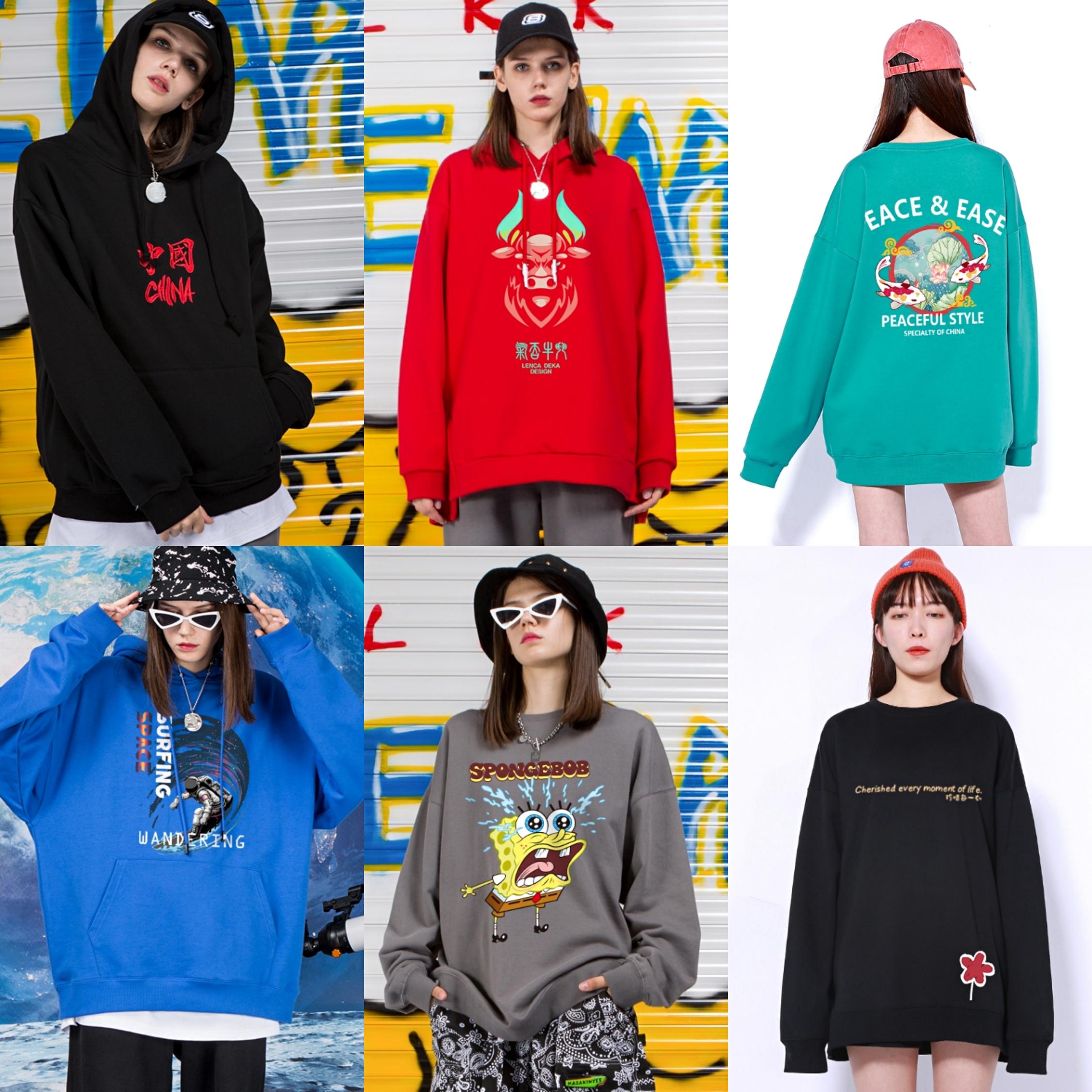 淘宝卫衣店铺潮牌排行榜前十,淘宝平价卫衣推荐中性风加绒