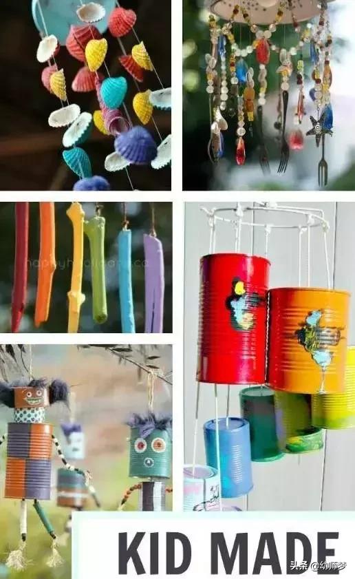 幼儿园走廊环创吊饰新年,幼儿园手工吊饰作品简单又好看