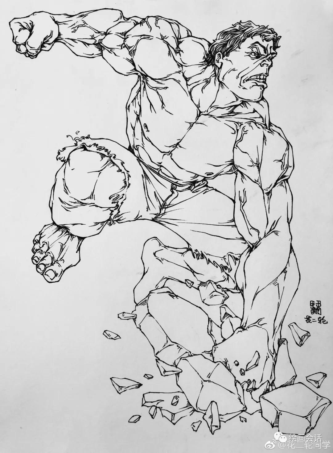 简单钢笔山水速写临摹图片,钢笔速写临摹推荐