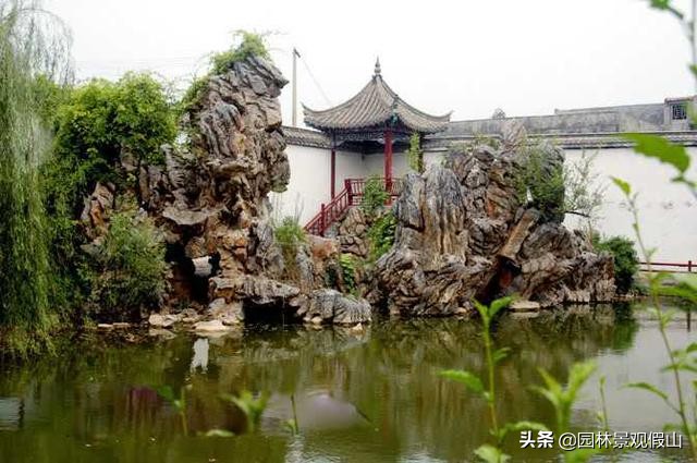 假山流水景观制作,假山造型制作教程