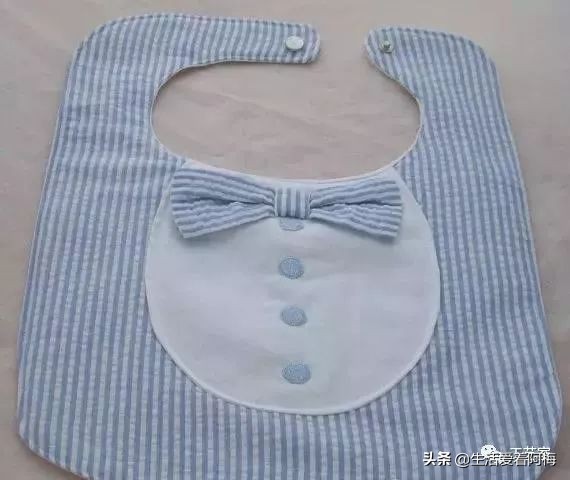 1-3岁宝宝专用围兜有袖子,宝宝布兜制作方法