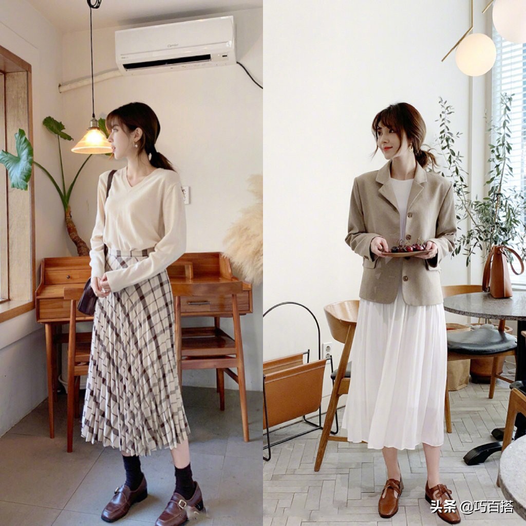 今年流行的春季搭配穿出女神范,好看的春季穿搭简单干净