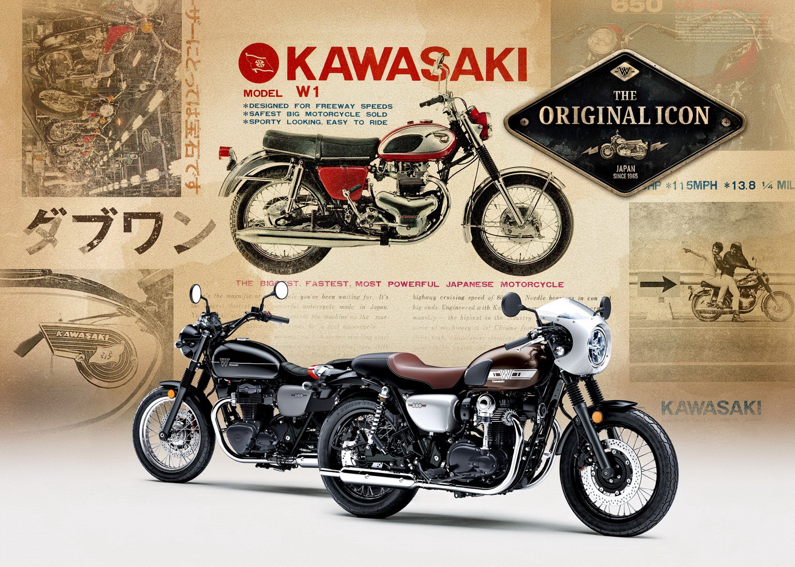 为更复古风格车型作准备？Kawasaki注册新商标Meguro