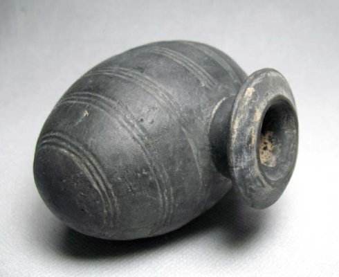 清朝黑紫砂壶,清代黑陶缸