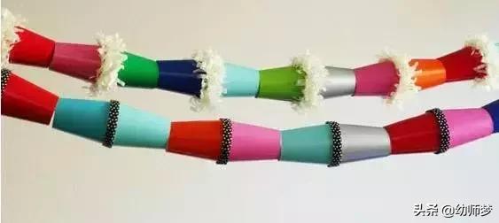 幼儿园走廊环创吊饰新年,幼儿园手工吊饰作品简单又好看