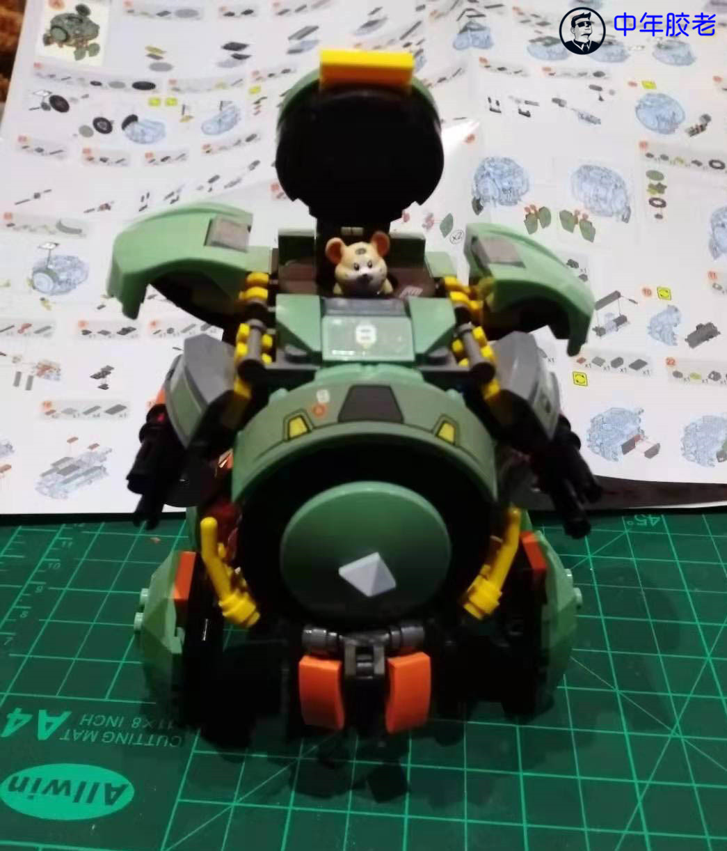 乐高守望先锋仓鼠机甲,守望先锋仓鼠乐高怎么拼