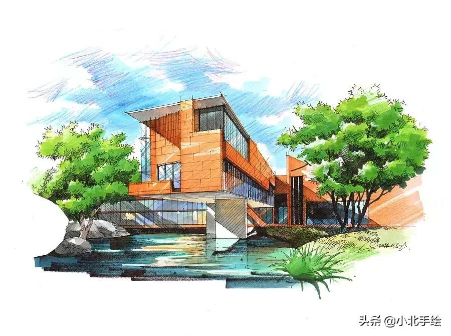 马克笔绘画初学者该用哪种马克笔,马克笔简单调色理论