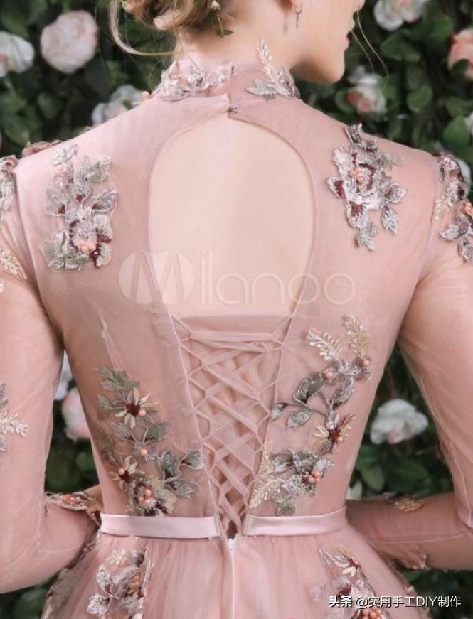 布艺拼接格子裙子,蕾丝拼贴连衣裙