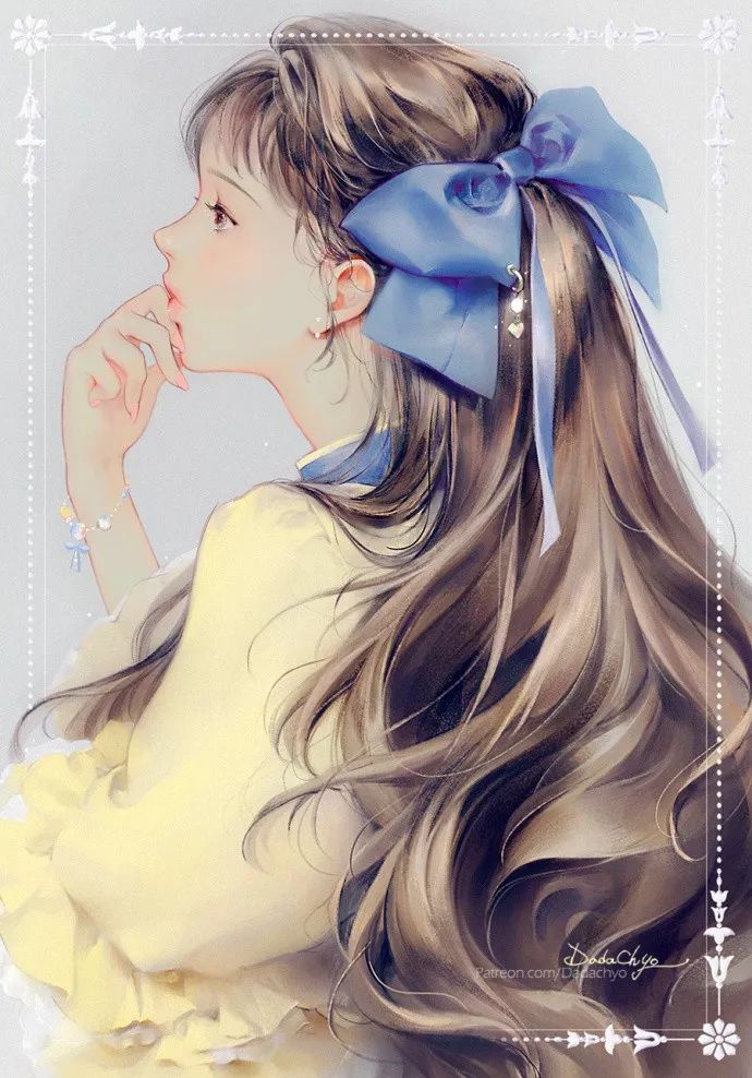 大佬画动漫人物仙气十足手绘,大佬画的古风图手绘