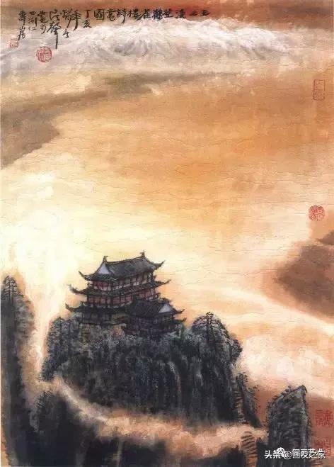 经典古诗词国画好看,当唐诗遇上国画
