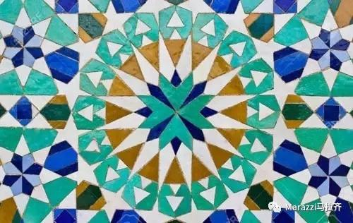 摩洛哥风格装饰效果图,摩洛哥风格花砖庭院