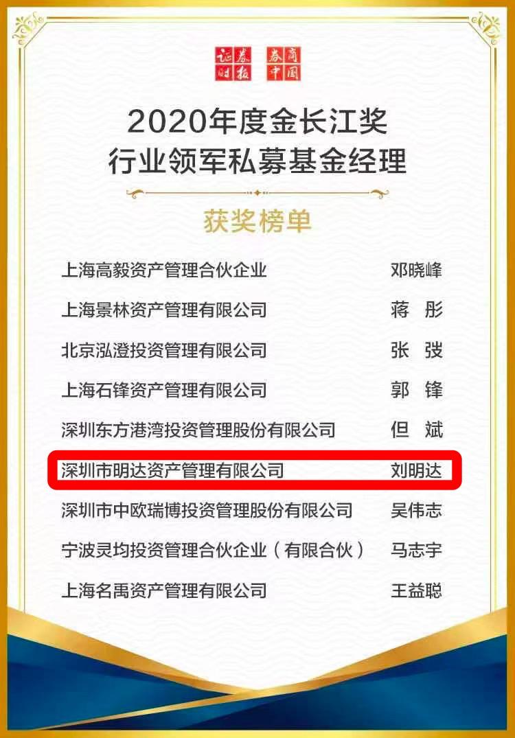 深圳明达资产董事长,刘明达资产管理