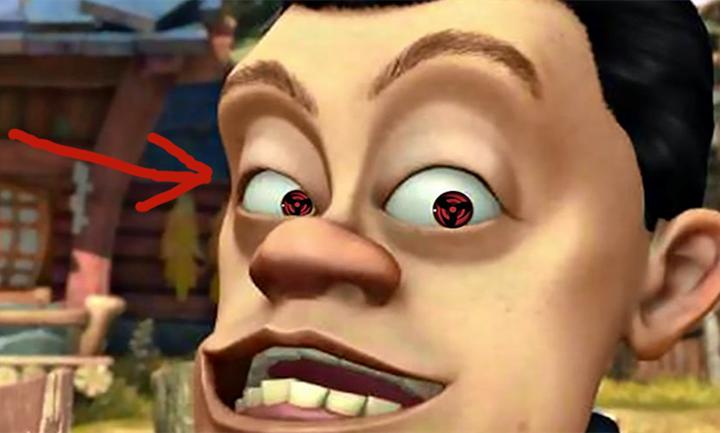 熊出没的角色都有了写轮眼！熊大熊二违和感十足，还是强哥最帅