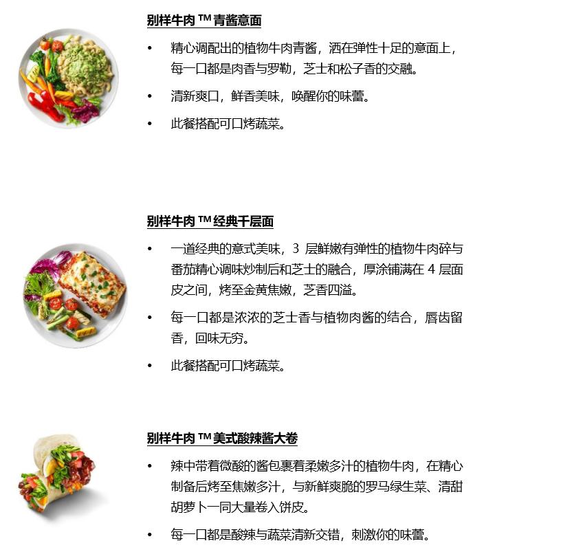 星巴克和肯德基的人造肉,星巴克肯德基植物