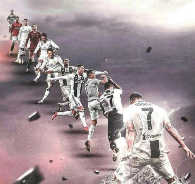 c罗曼联7号球衣壁纸,c罗欧冠高清壁纸图片1080p