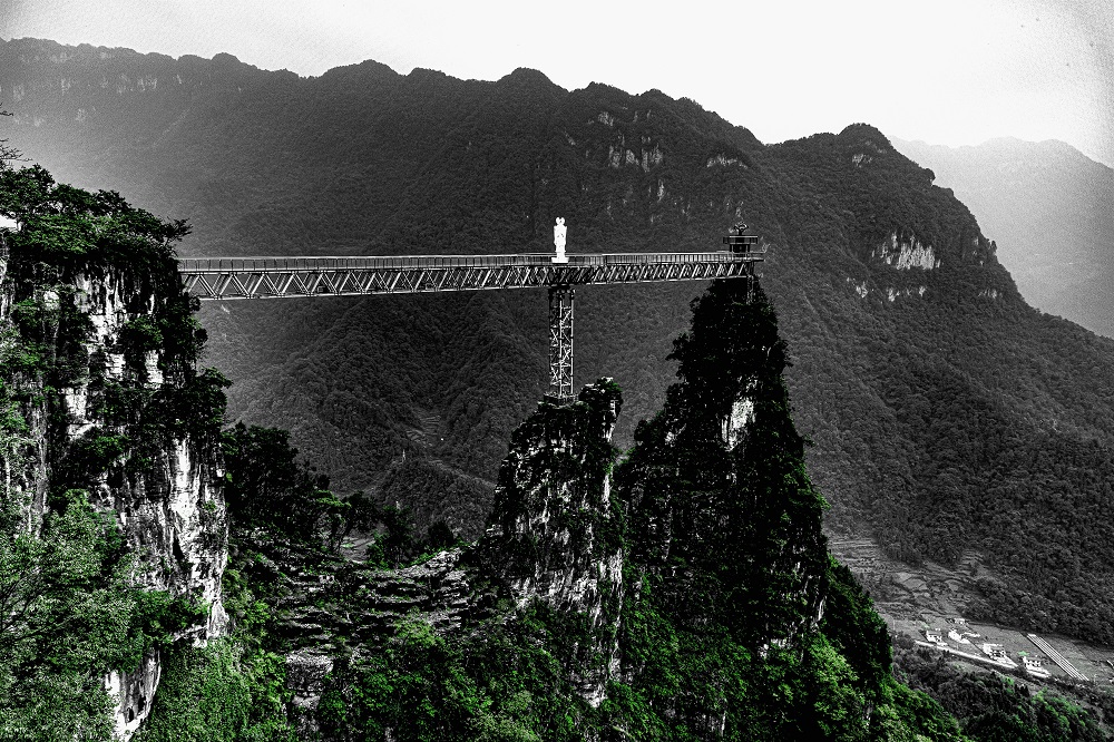 夜游方山风景区,夜游清江方山