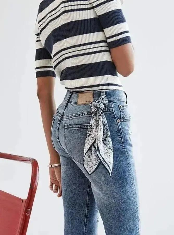 长丝巾古装系法3米长1.5米宽丝巾,长条丝巾配衬衣的系法简单又漂亮