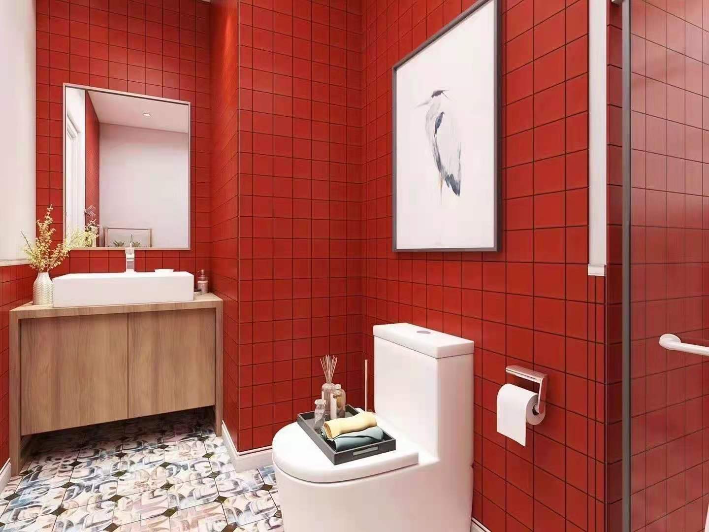 小户型卫生间墙砖配色,卫生间配色效果图大全