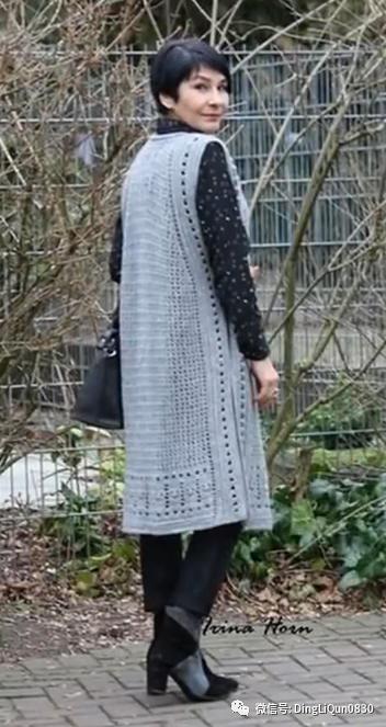 中老年人女冬季针织衫教程,针织中老年女装新款