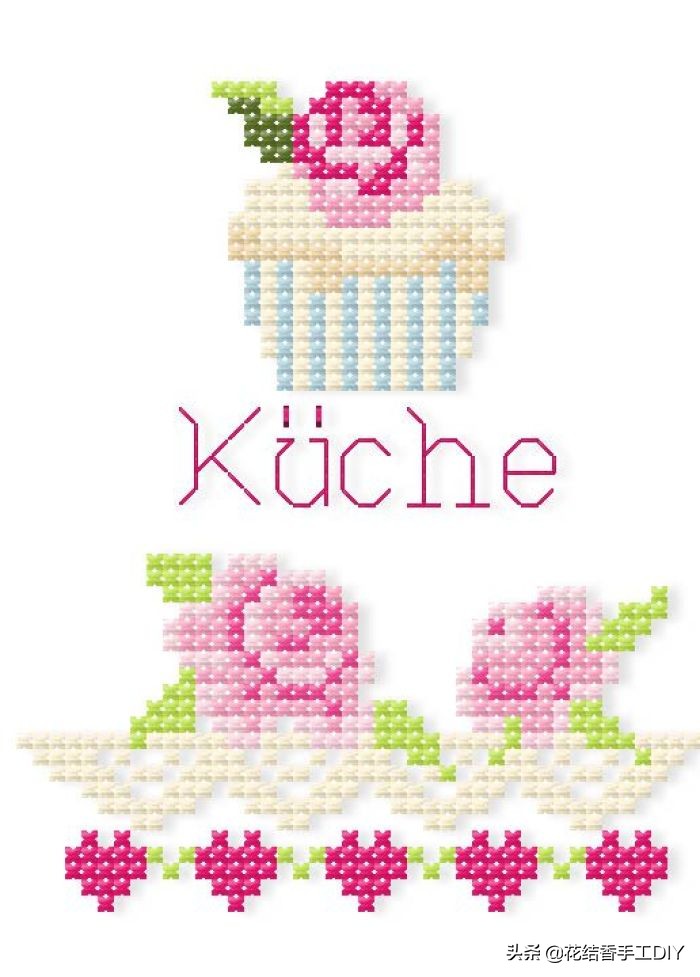 十字绣美丽的画,十字绣美丽花边