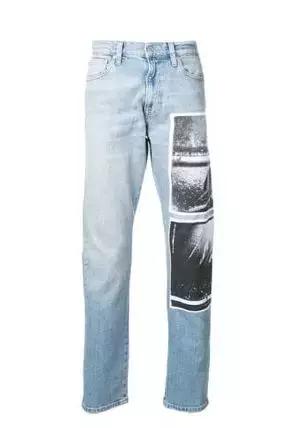 洋气破洞牛仔裤九分牛仔裤,回头率高的破洞牛仔裤