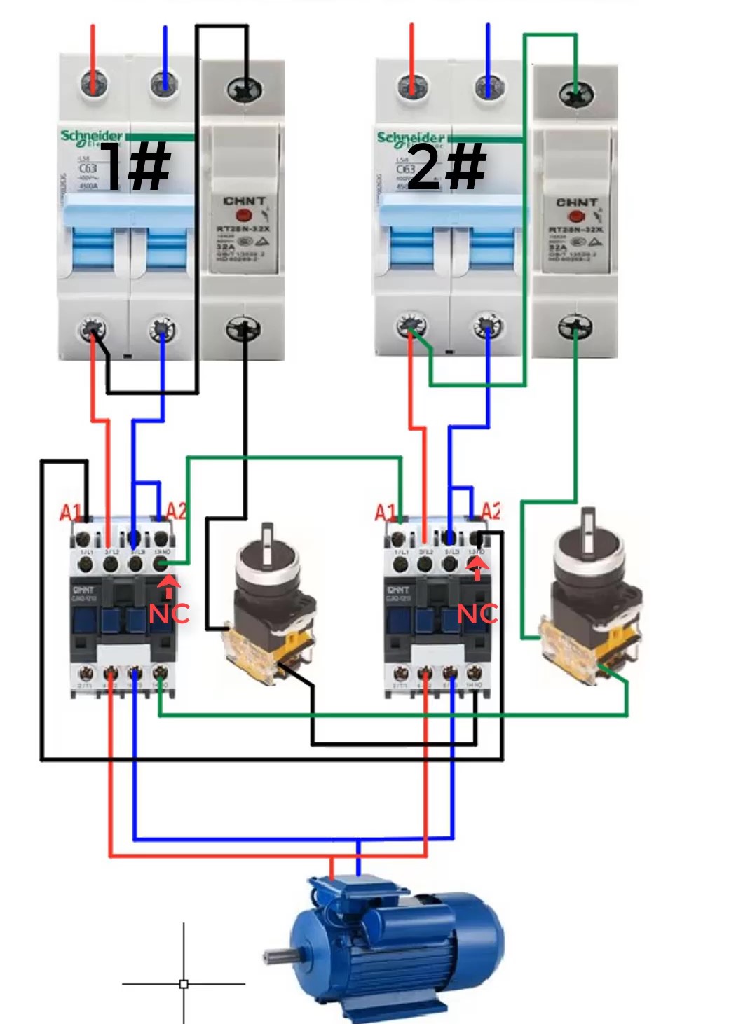 双电源自动转换跟换操作视频,双电源自动切换线路图解