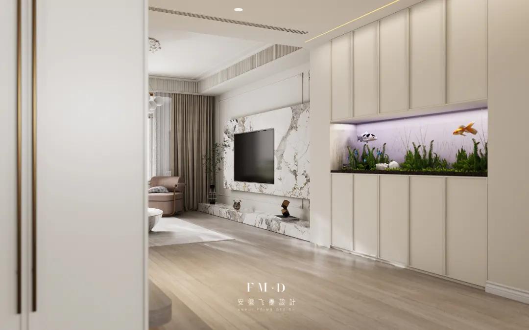 万科5.1米高loft复式设计,万科新著127平精装改造