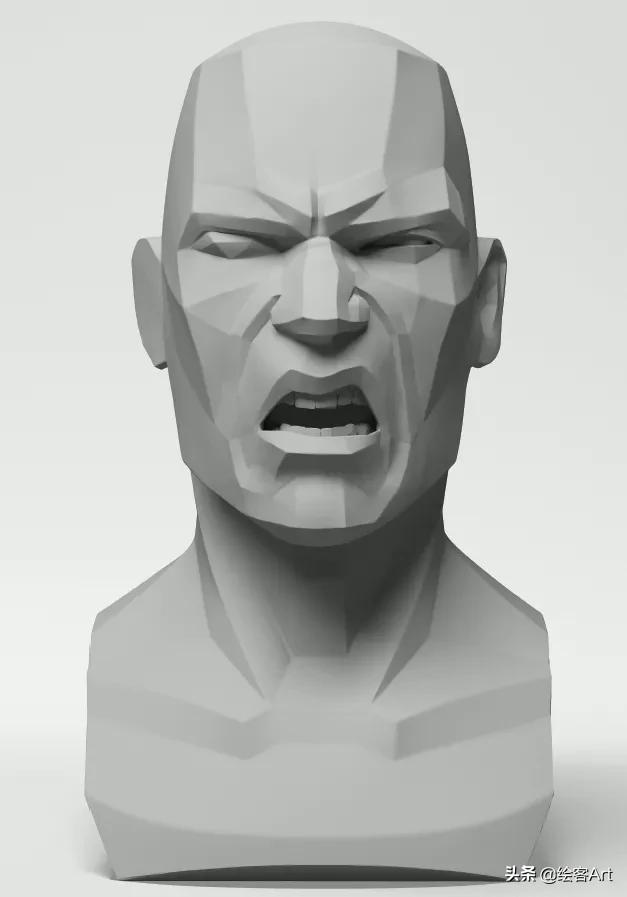 如何把立体图形画逼真,立体脸部画教程简单