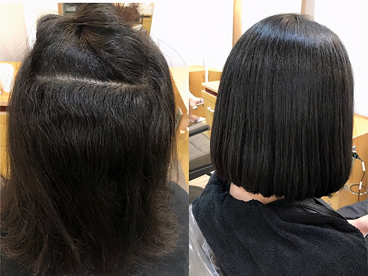 缩毛矫正适合发量少的吗,缩毛矫正烫发操作全过程